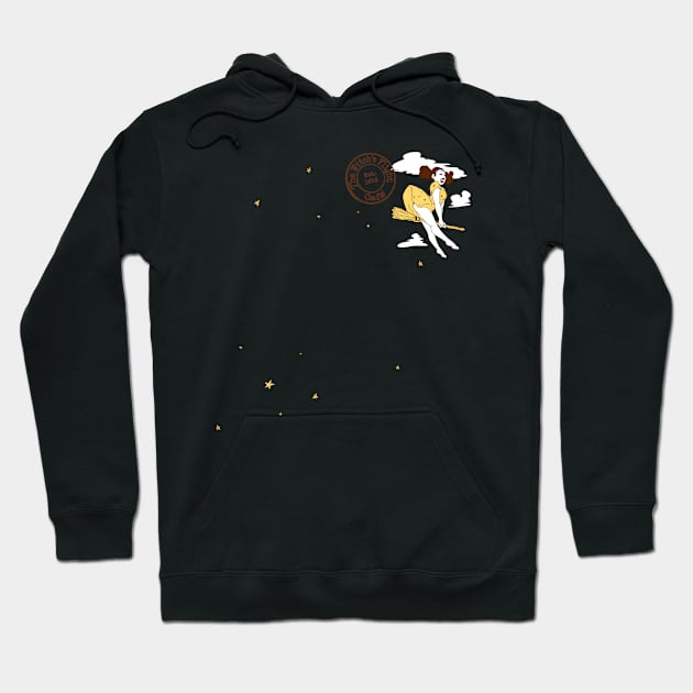 The Witch’s Flight Café Hoodie by FindChaos